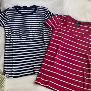 LOT OF 2 Ralph Lauren short sleeve tees